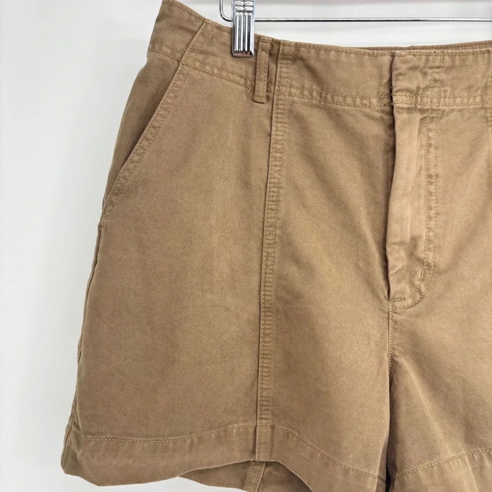 Universal Thread Womens High Rise Khaki Utility Chino‎ Shorts Tan Size 10 NWT